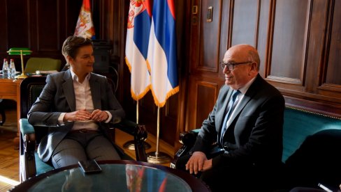 SRBIJA JE UVEK ZA MIRNO REŠENJE: Predsednica Skupštine Ana Brnabić sa izaslanikom Pičom o kosovskom pitanju, dijalogu sa opozicijom SRBIJA JE UVEK ZA MIRNO REŠENJE: Predsednica Skupštine Ana Brnabić sa izaslanikom Pičom o kosovskom pitanju, dijalogu sa opozicijom