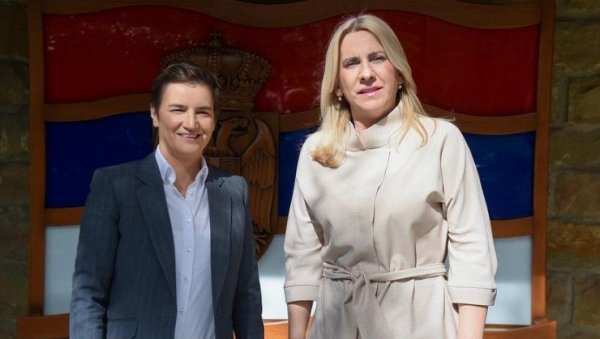 ВРЕМЕ ЈЕ ДА ПОКАЖЕМО ДА СМО УЈЕДИЊЕНИЈИ НЕГО ИКАДА: Брнабићева разговарала са Жељком Цвијановић (ФОТО) ВРЕМЕ ЈЕ ДА ПОКАЖЕМО ДА СМО УЈЕДИЊЕНИЈИ НЕГО ИКАДА: Брнабићева разговарала са Жељком Цвијановић (ФОТО)
