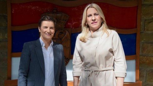 VREME JE DA POKAŽEMO DA SMO UJEDINJENIJI NEGO IKADA: Brnabićeva razgovarala sa Željkom Cvijanović (FOTO) VREME JE DA POKAŽEMO DA SMO UJEDINJENIJI NEGO IKADA: Brnabićeva razgovarala sa Željkom Cvijanović (FOTO)