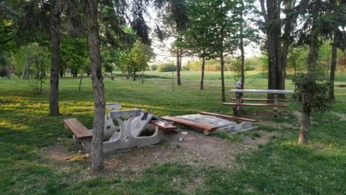 ČEKIĆEM NA EKO-ĆOŠE: Vandalizam u Lazinom parku, najvećoj zelenoj oazi u Vrbasu, uznemirio građane ČEKIĆEM NA EKO-ĆOŠE: Vandalizam u Lazinom parku, najvećoj zelenoj oazi u Vrbasu, uznemirio građane