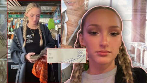 KONOBARICA DOBILA 900$ BAKŠIŠA: Gostu ispunila bizaran zahtev (FOTO/VIDEO) KONOBARICA DOBILA 900$ BAKŠIŠA: Gostu ispunila bizaran zahtev (FOTO/VIDEO)