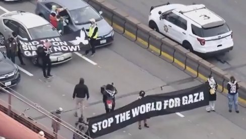 ZAUSTAVITE OPSADU GAZE: Demonstranti blokirali most u San Francisku (FOTO/VIDEO) ZAUSTAVITE OPSADU GAZE: Demonstranti blokirali most u San Francisku (FOTO/VIDEO)