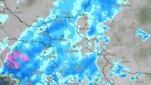 U SRBIJU STIŽE OLUJA IZ KOMŠILUKA: U Hrvatskoj već pravi haos na ulicama, lomi drveće - jezivi prizori