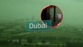 ЗЕЛЕНО НЕБО: Шта се то дешава у Дубаију? Чудне сцене какве арапска пустиња готово никада није доживела (ВИДЕО)