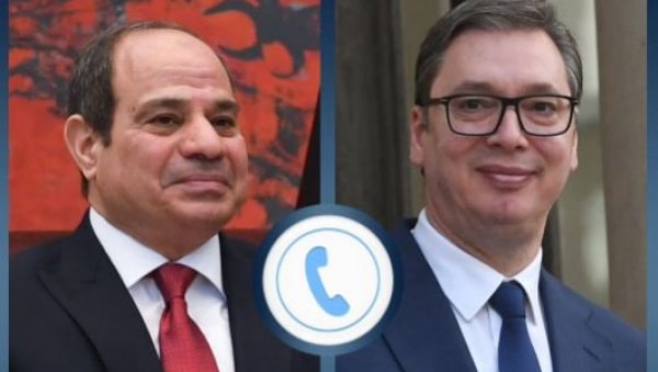 ВУЧИЋ РАЗГОВАРАО СА СИСИЈЕМ: Причали смо о изазовима са којима се суочава Србија - Радујем се посети ВУЧИЋ РАЗГОВАРАО СА СИСИЈЕМ: Причали смо о изазовима са којима се суочава Србија - Радујем се посети