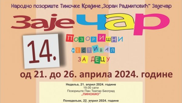 „ПИНОКИО“ ПОДИЖЕ ЗАВЕСУ: Театри из Србије и Бугарске на зајечарском фестивалу „ПИНОКИО“ ПОДИЖЕ ЗАВЕСУ: Театри из Србије и Бугарске на зајечарском фестивалу