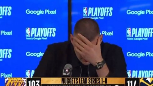AMERI ZATEČENI: Nikola Jokić je primenio drevnu somborsku veštinu uma i utišao novinara (VIDEO) AMERI ZATEČENI: Nikola Jokić je primenio drevnu somborsku veštinu uma i utišao novinara (VIDEO)