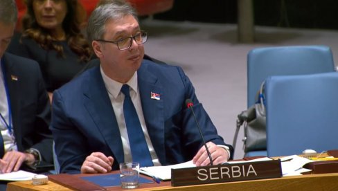 PREDSEDNIK UPOZORAVA: Ako ljudi na KiM ne mogu računati na UN kao objektivnog arbitra, to može dovesti do nepredvidivih dešavanja i posledica PREDSEDNIK UPOZORAVA: Ako ljudi na KiM ne mogu računati na UN kao objektivnog arbitra, to može dovesti do nepredvidivih dešavanja i posledica