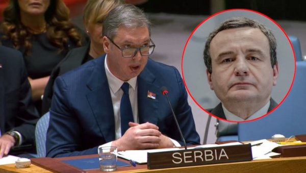 ВУЧИЋ ОТКРИО ЗАШТО КУРТИ НИЈЕ У ЊУЈОРКУ: Извињавам се што наш држављанин Курти поступа овако у међународној арени! ВУЧИЋ ОТКРИО ЗАШТО КУРТИ НИЈЕ У ЊУЈОРКУ: Извињавам се што наш држављанин Курти поступа овако у међународној арени!