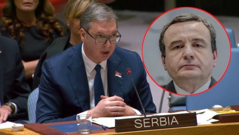 VUČIĆ OTKRIO ZAŠTO KURTI NIJE U NJUJORKU: Izvinjavam se što naš državljanin Kurti postupa ovako u međunarodnoj areni! VUČIĆ OTKRIO ZAŠTO KURTI NIJE U NJUJORKU: Izvinjavam se što naš državljanin Kurti postupa ovako u međunarodnoj areni!