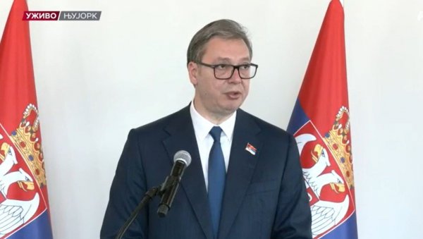 ВУЧИЋ ИЗ ЊУЈОРКА: Формирање ЗСО најважнији предуслов за све ВУЧИЋ ИЗ ЊУЈОРКА: Формирање ЗСО најважнији предуслов за све