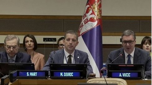 VUČIĆ SA AFRIČKIM ZEMLJAMA U NJUJORKU: Usvajanje Rezolucije dovelo bi do destabilizacije regiona, stvorilo bi jaz i nepoverenje VUČIĆ SA AFRIČKIM ZEMLJAMA U NJUJORKU: Usvajanje Rezolucije dovelo bi do destabilizacije regiona, stvorilo bi jaz i nepoverenje