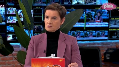 TEŠKI DANI SU PRED SRBIJOM Brnabić: Odgovornost je na svima da pokušamo da imamo unutrašnju stabilnost