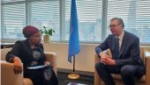 VUČIĆ SA NDERITU: Razgovor o opasnom revizionizmu temeljnih načela UN VUČIĆ SA NDERITU: Razgovor o opasnom revizionizmu temeljnih načela UN