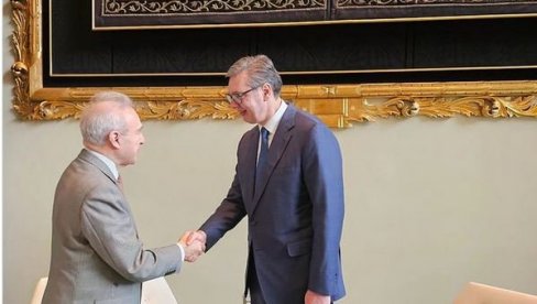 VUČIĆ SA STALNIM PREDSTAVNIKOM MEKSIKA: Srbija će se suprotstaviti pritiscima, ucenama i besmislenim optužbam VUČIĆ SA STALNIM PREDSTAVNIKOM MEKSIKA: Srbija će se suprotstaviti pritiscima, ucenama i besmislenim optužbam