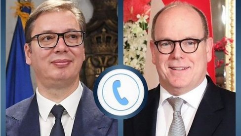 VUČIĆ RAZGOVARAO SA KNEZOM ALBERTOM II: Zamolio sam za podršku Monaka i zahvalio na razumevanju pozicija Srbije VUČIĆ RAZGOVARAO SA KNEZOM ALBERTOM II: Zamolio sam za podršku Monaka i zahvalio na razumevanju pozicija Srbije