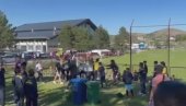 SKANDAL U SRBIJI: Potukli se roditelji fudbalera iz Crne Gore i Rusije, povređena i deca (VIDEO)