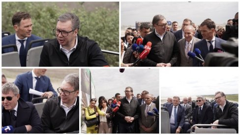 BEZ VELIKIH SNOVA NEMA NI REZULTATA - Vučić polaganjem lopte označio početak izgradnje nacionalnog stadiona: Biće jedan od najlepših u Evropi