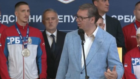 ПРЕДСЕДНИК ВУЧИЋ: Велики је успех имати толико учесника на Олимпијским играма ПРЕДСЕДНИК ВУЧИЋ: Велики је успех имати толико учесника на Олимпијским играма