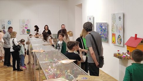 ВАСКРС КАО ИНСПИРАЦИЈА: Традиционална изложба у врњачком Замку културе ВАСКРС КАО ИНСПИРАЦИЈА: Традиционална изложба у врњачком Замку културе