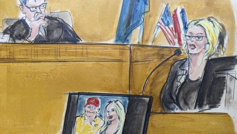 TADA SAM UGLEDALA TRAMPA U BOKSERICAMA: Porno glumica Stormi Danijels svedočila protiv Trampa u slučaju prevare
