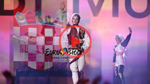 ФАВОРИТИ ЗА ПОБЕДУ: Видите шта су Хрвати урадили на сцени Евровизије (ФОТО/ВИДЕО)