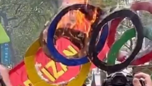 ZAPALJENI OLIMPIJSKI KRUGOVI: Skandal u Parizu ZAPALJENI OLIMPIJSKI KRUGOVI: Skandal u Parizu