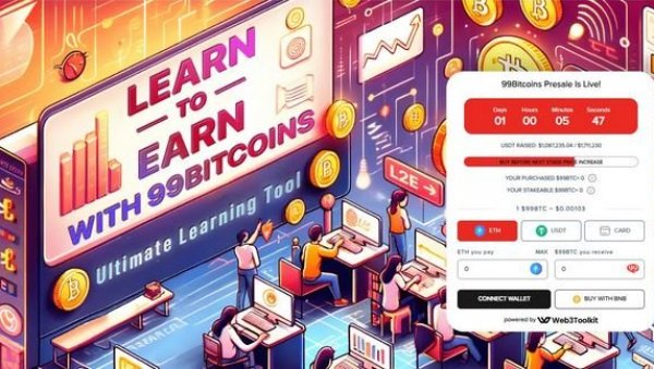 Цена Bitcoina поново достиже 70.000 долара док претпродаја 99Bitcoins токена прилази прекретници од 2 милиона долара Цена Bitcoina поново достиже 70.000 долара док претпродаја 99Bitcoins токена прилази прекретници од 2 милиона долара