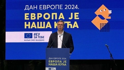 VUČIĆ NA SVEČANOSTI POVODOM DANA EVROPE: Hvala vam na mnogo čemu dobrom što ste doneli u našu zemlju (FOTO/VIDEO) VUČIĆ NA SVEČANOSTI POVODOM DANA EVROPE: Hvala vam na mnogo čemu dobrom što ste doneli u našu zemlju (FOTO/VIDEO)