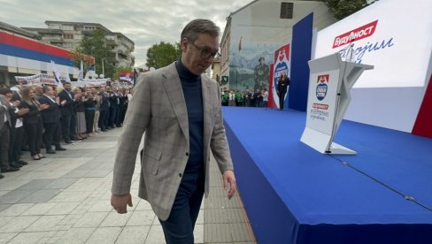 ВУЧИЋ ПРЕД ВАЖНЕ САСТАНКЕ: Нашу Србију нећемо да дамо никоме ВУЧИЋ ПРЕД ВАЖНЕ САСТАНКЕ: Нашу Србију нећемо да дамо никоме