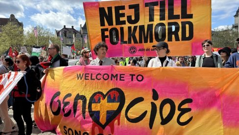 HAOS U MALMEU UOČI FINALA EVROVIZIJE: Traže bojkot i isključenje Izraela, Šveđani tražili pomoć danske i norveške policije (FOTO) HAOS U MALMEU UOČI FINALA EVROVIZIJE: Traže bojkot i isključenje Izraela, Šveđani tražili pomoć danske i norveške policije (FOTO)