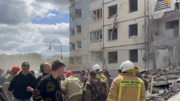 ГРАНАТИРАН БЕЛГОРОД: Украјинска ракета погодила вишеспратницу, има погинулих ГРАНАТИРАН БЕЛГОРОД: Украјинска ракета погодила вишеспратницу, има погинулих