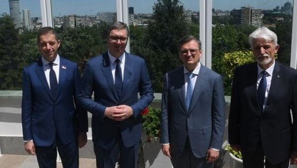ВУЧИЋ СЕ САСТАО СА КУЛЕБОМ: Разговор о европском путу и потреби успостављања мира ВУЧИЋ СЕ САСТАО СА КУЛЕБОМ: Разговор о европском путу и потреби успостављања мира