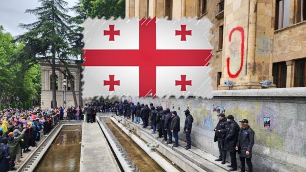ДЕМОНСТРАНТИ ПОКУШАЛИ ДА УПАДНУ У ГРУЗИЈСКИ ПАРЛАМЕНТ: Драматичне сцене на улицама, људи у црном употребили силу (ВИДЕО) ДЕМОНСТРАНТИ ПОКУШАЛИ ДА УПАДНУ У ГРУЗИЈСКИ ПАРЛАМЕНТ: Драматичне сцене на улицама, људи у црном употребили силу (ВИДЕО)