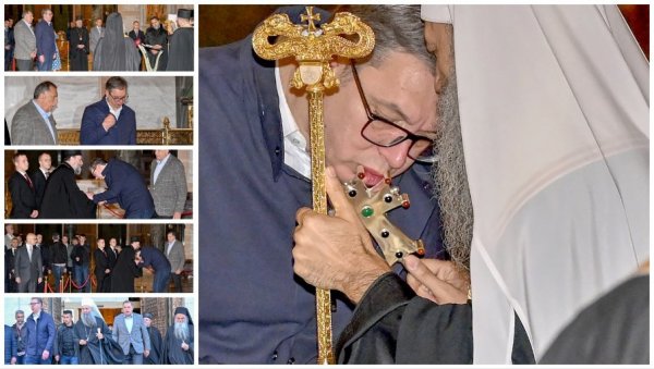 ИЗ ХРАМА У БИТКУ ЗА ИСТИНУ И ПРАВДУ: Уз Божију помоћ Вучић је кренуо у борбу - Србија ће се супротставити јаче него што мисле ИЗ ХРАМА У БИТКУ ЗА ИСТИНУ И ПРАВДУ: Уз Божију помоћ Вучић је кренуо у борбу - Србија ће се супротставити јаче него што мисле