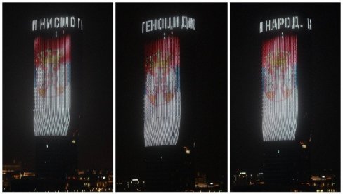 SRBI NISU GENOCIDAN NAROD: Snažna poruka na Kuli Beograd (VIDEO) SRBI NISU GENOCIDAN NAROD: Snažna poruka na Kuli Beograd (VIDEO)