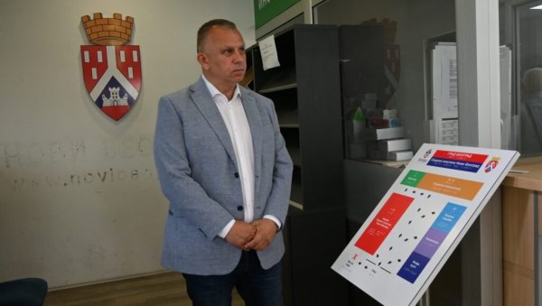Општина Нови Београд поставила тактилну таблу и индукциону петљу за особе са оштећеним видом и слухом Општина Нови Београд поставила тактилну таблу и индукциону петљу за особе са оштећеним видом и слухом