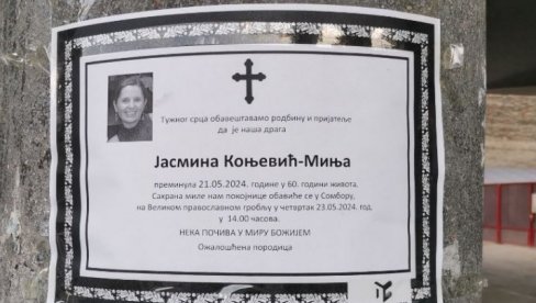 OVO JE ŽENA STRADALA U NEVREMENU U SOMBORU: Na Jasminin auto palo drvo - poginula na licu mesta (FOTO) OVO JE ŽENA STRADALA U NEVREMENU U SOMBORU: Na Jasminin auto palo drvo - poginula na licu mesta (FOTO)