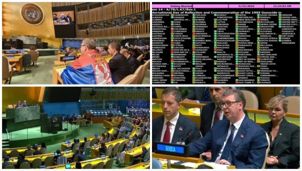 ПОРАЗ ЗАПАДА И ЊИХОВИХ УЦЕНА: Усвојена срамна Резолуција - у збиру више гласова против и уздржаних него за ПОРАЗ ЗАПАДА И ЊИХОВИХ УЦЕНА: Усвојена срамна Резолуција - у збиру више гласова против и уздржаних него за