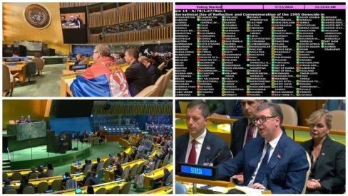 PORAZ ZAPADA I NJIHOVIH UCENA: Usvojena sramna Rezolucija - u zbiru više glasova protiv i uzdržanih nego za PORAZ ZAPADA I NJIHOVIH UCENA: Usvojena sramna Rezolucija - u zbiru više glasova protiv i uzdržanih nego za
