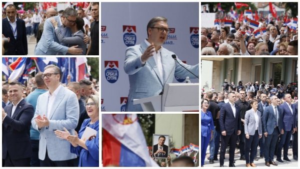 ВАЖНА ПОРУКА ВУЧИЋА НА МИТИНГУ У ВАЉЕВУ: Морамо да се боримо још више - Ви сте народ који жели да побеђује у свему (ФОТО/ВИДЕО) ВАЖНА ПОРУКА ВУЧИЋА НА МИТИНГУ У ВАЉЕВУ: Морамо да се боримо још више - Ви сте народ који жели да побеђује у свему (ФОТО/ВИДЕО)