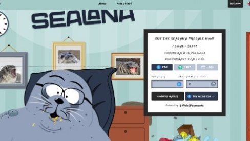 Nova meme kriptovaluta Sealana se približava za 1,5 miliona dolara u ICO-u dok trgovci kažu da bi to moglo 100x Nova meme kriptovaluta Sealana se približava za 1,5 miliona dolara u ICO-u dok trgovci kažu da bi to moglo 100x