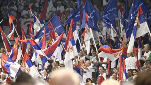 REPUBLIKA SRPSKA, REPUBLIKA SRPSKA: Ori se Halom sportova na mitingu liste Aleksandar Vučić - Beograd sutra (VIDEO)