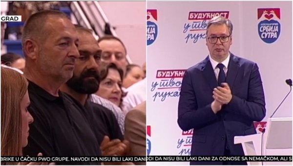 ИЗГУБИЛИ СУ ДЕЦУ У МАСАКРУ, А ОВДЕ СУ ЈЕР НЕ ЖЕЛЕ ДА ИЗГУБЕ ДРЖАВУ: Вучић аплаудирао Саши и Миши из Дубоне, очевима убијене деце ИЗГУБИЛИ СУ ДЕЦУ У МАСАКРУ, А ОВДЕ СУ ЈЕР НЕ ЖЕЛЕ ДА ИЗГУБЕ ДРЖАВУ: Вучић аплаудирао Саши и Миши из Дубоне, очевима убијене деце