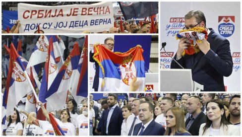 VELIKE REČI VUČIĆA NA MITINGU U BEOGRADU: Nemamo rezervnu otadžbinu i nećemo je dati onima kojima ta zemlja ništa ne znači! (FOTO/VIDEO) VELIKE REČI VUČIĆA NA MITINGU U BEOGRADU: Nemamo rezervnu otadžbinu i nećemo je dati onima kojima ta zemlja ništa ne znači! (FOTO/VIDEO)