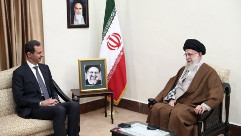 ASAD NA SASTANKU SA VRHOVNIM VOĐOM IRANA: Lideri priznali da kuju plan kako da se odupru Americi, evo i kako ASAD NA SASTANKU SA VRHOVNIM VOĐOM IRANA: Lideri priznali da kuju plan kako da se odupru Americi, evo i kako