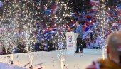 СПЕКТАКЛ ЗА КРАЈ: Балони, ватромет и Вучићеве моћне поруке на митингу у Чаиру (ВИДЕО) СПЕКТАКЛ ЗА КРАЈ: Балони, ватромет и Вучићеве моћне поруке на митингу у Чаиру (ВИДЕО)