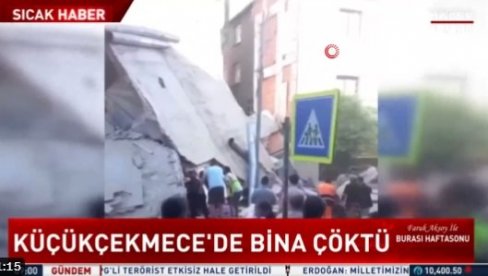 PRVI SNIMAK SRUŠENE ZGRADE U ISTANBULU: LJudi zarobljeni ispod ruševina (VIDEO) PRVI SNIMAK SRUŠENE ZGRADE U ISTANBULU: LJudi zarobljeni ispod ruševina (VIDEO)