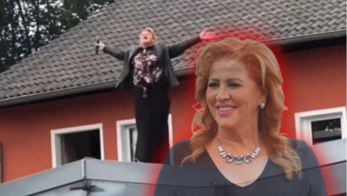 ĆANA NAPRAVILA LOM: Popela se na krov pa zapevala: Srpkinja je mene majka rodila! ĆANA NAPRAVILA LOM: Popela se na krov pa zapevala: Srpkinja je mene majka rodila!