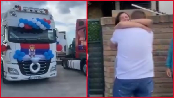 СНИМАК НЕСВАКИДАШЊЕ ПРОСИДБЕ УСИЈАО МРЕЖЕ: Свима један детаљ запарао очи, младожења у украшеном камиону кренуо по судбоносно да (ВИДЕО) СНИМАК НЕСВАКИДАШЊЕ ПРОСИДБЕ УСИЈАО МРЕЖЕ: Свима један детаљ запарао очи, младожења у украшеном камиону кренуо по судбоносно да (ВИДЕО)